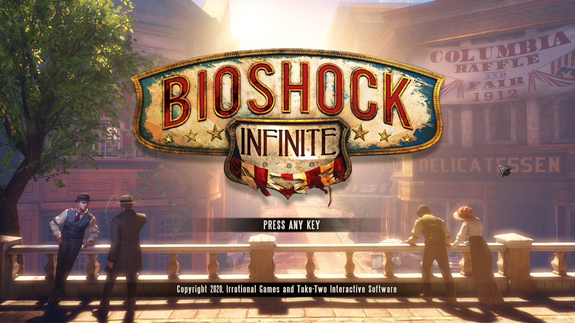 Bioshock Infinite Title Screen.