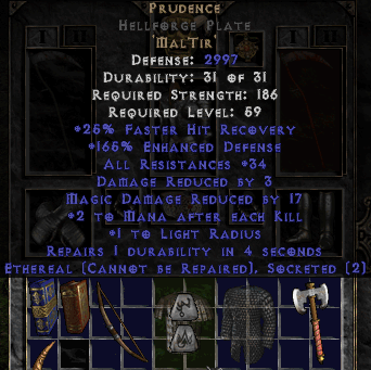 Diablo 2 Runewords Armor