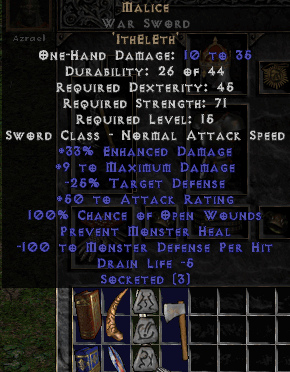 diablo 2 weapon socket rune recipe diablo 2 weapon socket rune recipe
