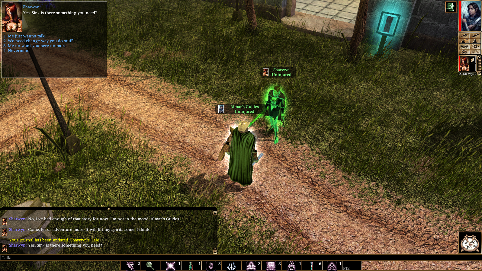 Sharwyn's Tale - NWN Henchman Quest (Chapter 2)