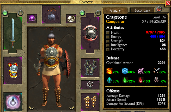 Conqueror Build Guide - Titan Quest