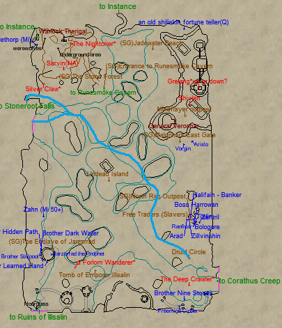 Stoneroot caverns карта