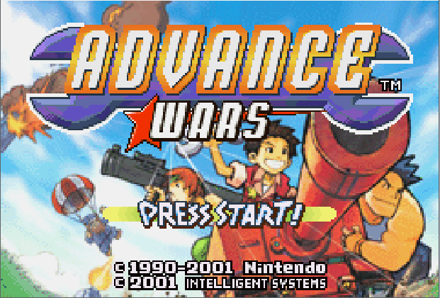 Advance Wars Title Screen