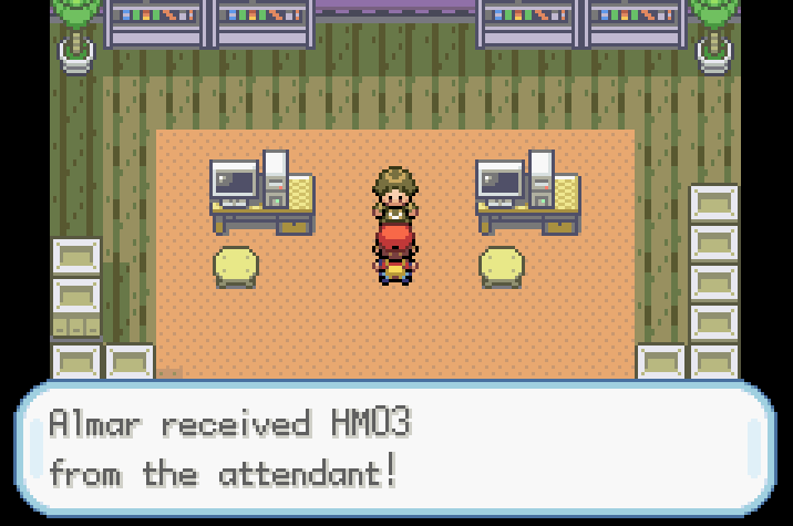 How to get HM 03 SURF in Pokemon Fire Red / Leaf Green 