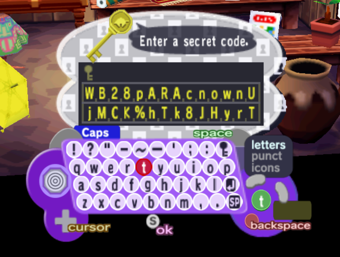 Animal Crossing Passwords