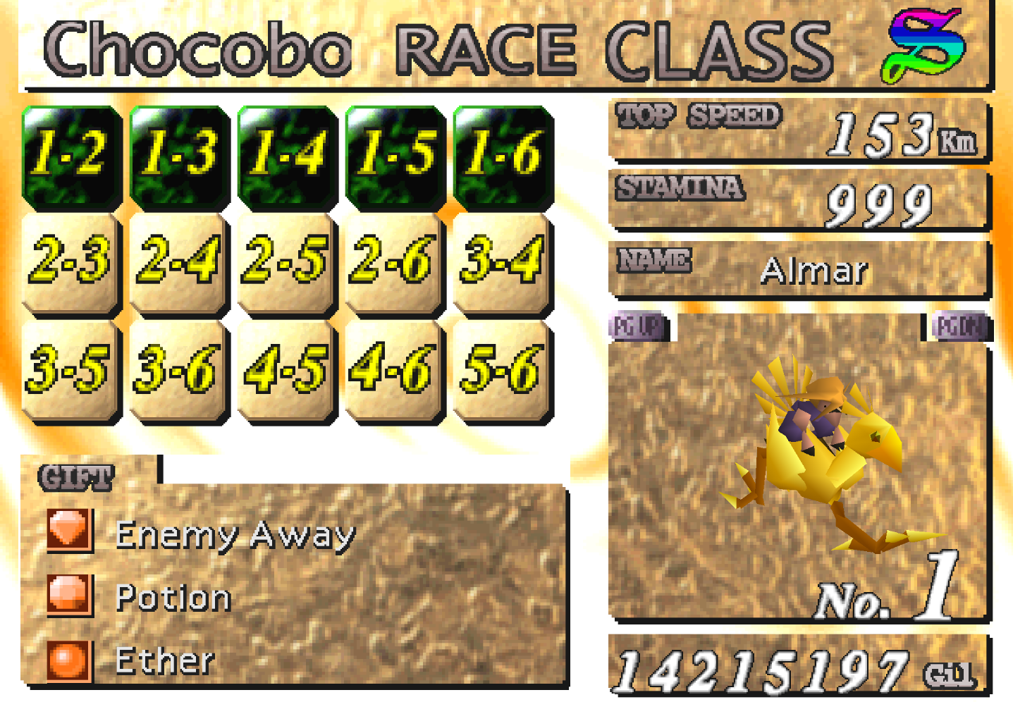 final fantasy chocobo gp