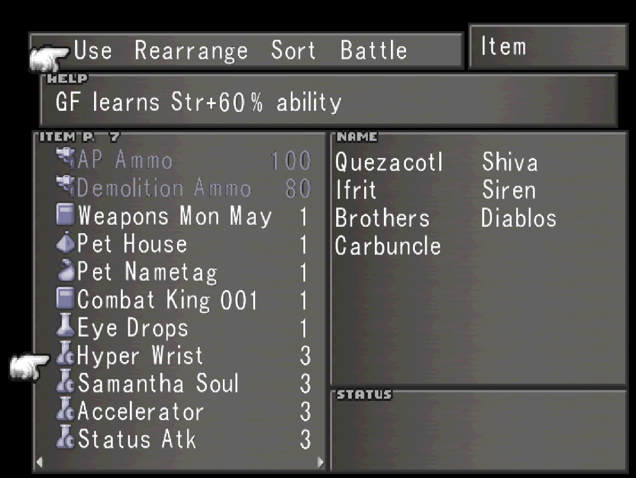 Card Mods And Item Refinements Prior To Timber Mission Ff8 Guide