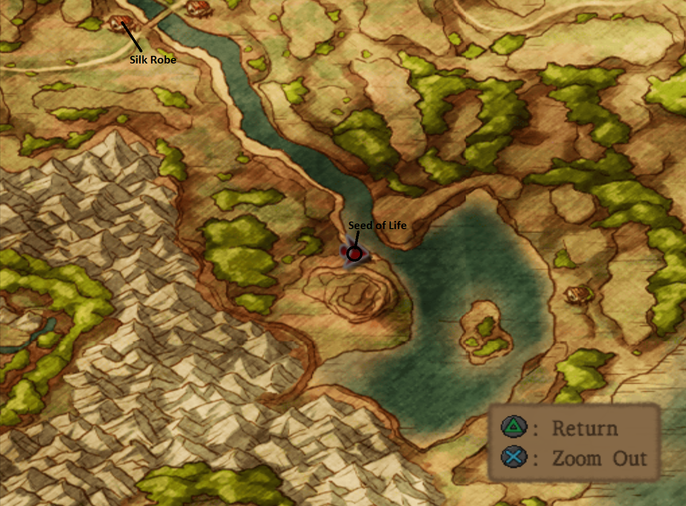 dragon quest viii map treasure