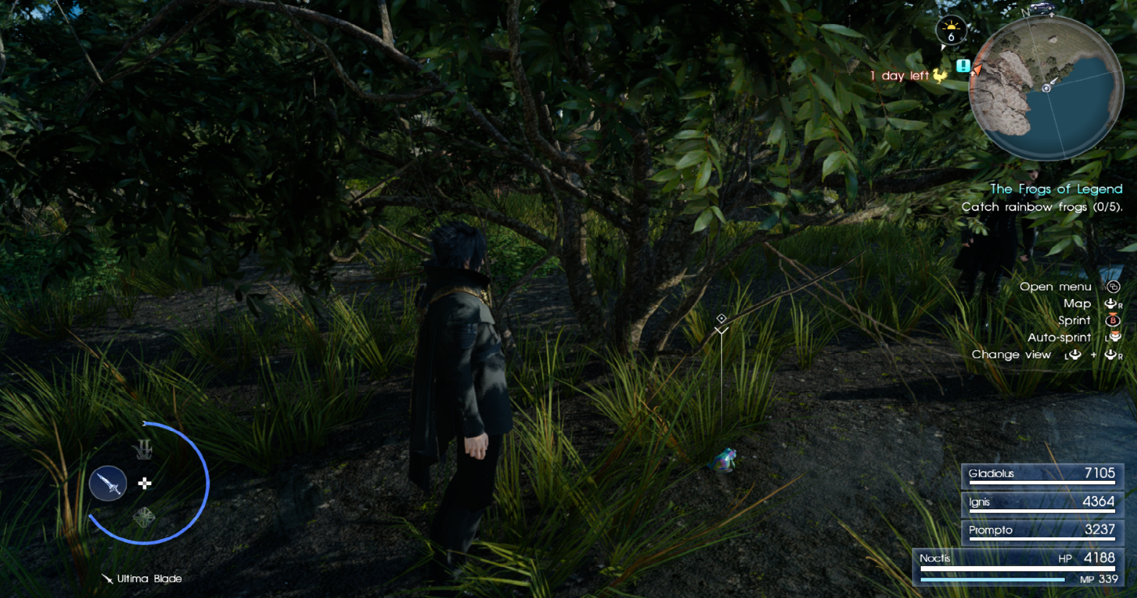 the frogs of legend location