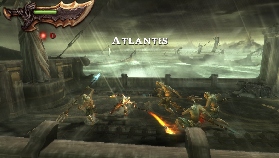 God of War: Ghost of Sparta for PSP: in-game model