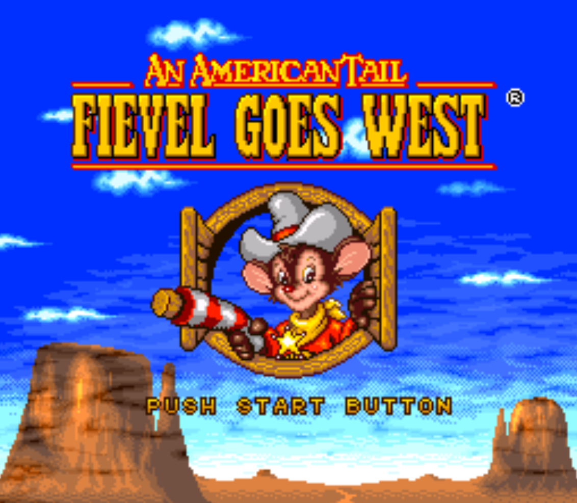 An American Tail Fievel Goes West Logo