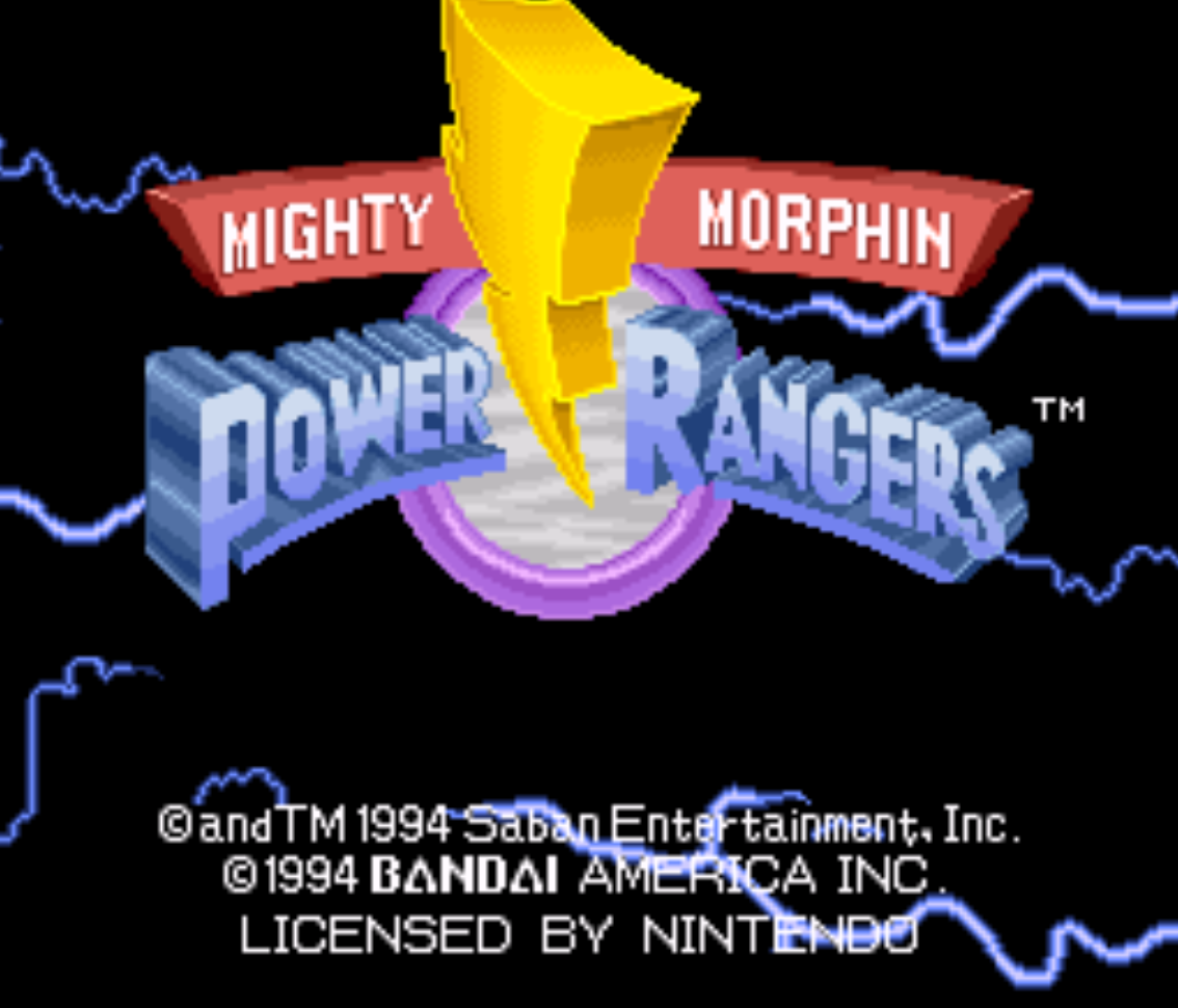power rangers snes codes