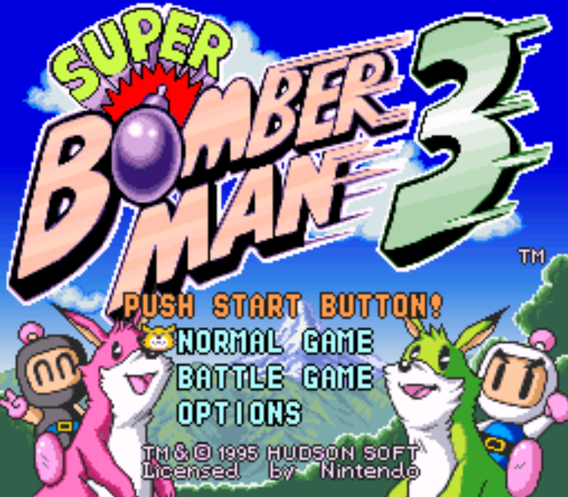 SNES - Super Bomberman 5 (JPN) - ZONE 5 Enemy Characters - The