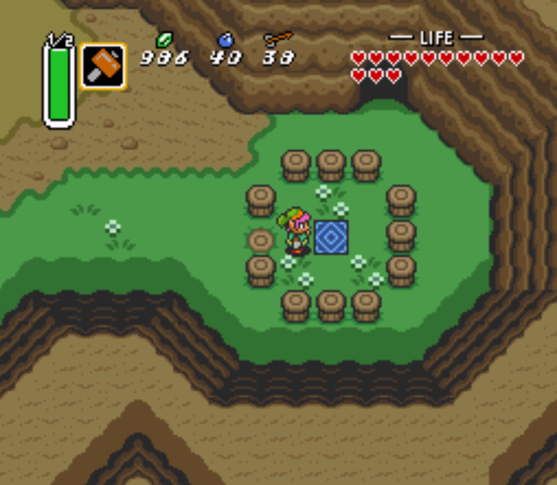 Карта the legend of zelda link to the past