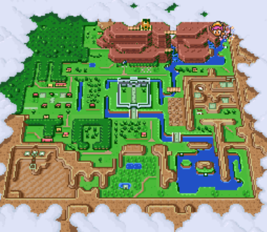 The Legend of Zelda: A Link to the Past - All Warp Tiles 