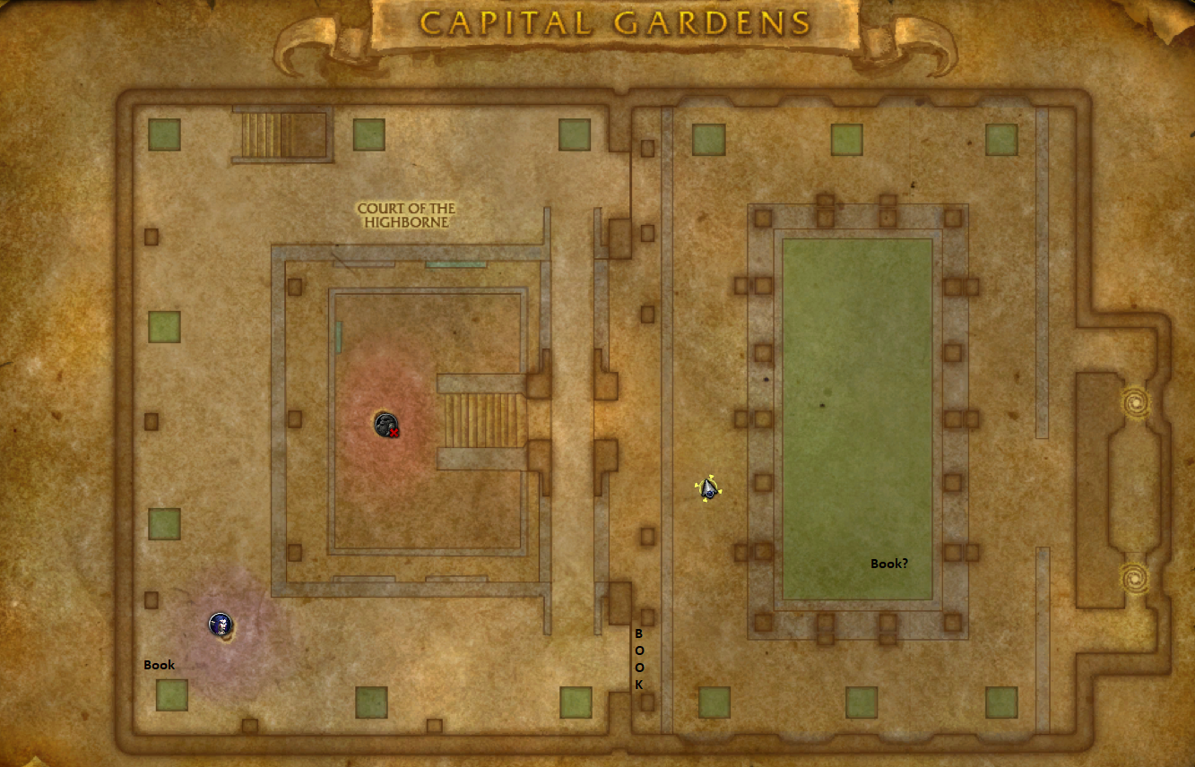 Dire Maul Entrance Map Dire Maul West Book Locations