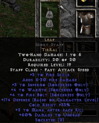 diablo 2 rune word items