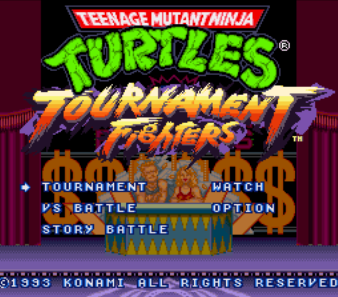 Tmnt tournament